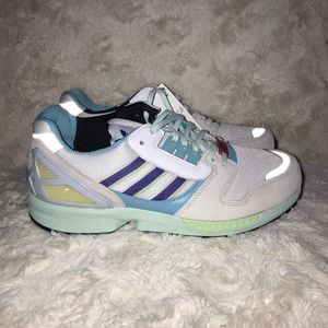 Adidas Originals ZX 8000 Sneakers White/Aqua